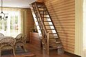 Возведение деревянной лестницы на даче – какой материал лучше выбрать?