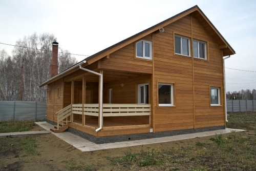 Дом из профилированного бруса 8х12 в Калужской области