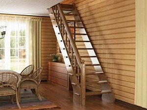 Возведение деревянной лестницы на даче – какой материал лучше выбрать?